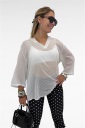 blusa semitrasparente bibi